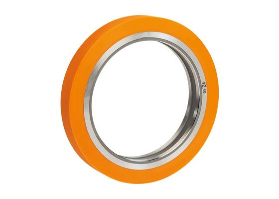 Qualidade  Rewinder Rubber Bonded Spacers Corrosion Resistant fábrica