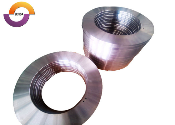 Lâminas giratórias Cr12MoV da talhadeira do círculo HRC55 do metal para a bobina que corta a linha