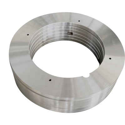 Dureza Carbide Steel Round Slitter Blades Polished CNC Grinding Revestimento de AlTiN