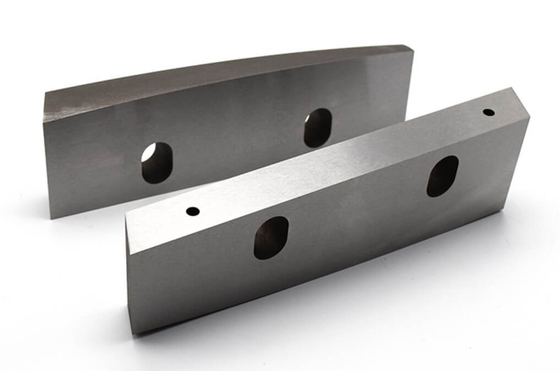60-67 HRC Scrap Chopper Blades Tubos de alumínio HSS