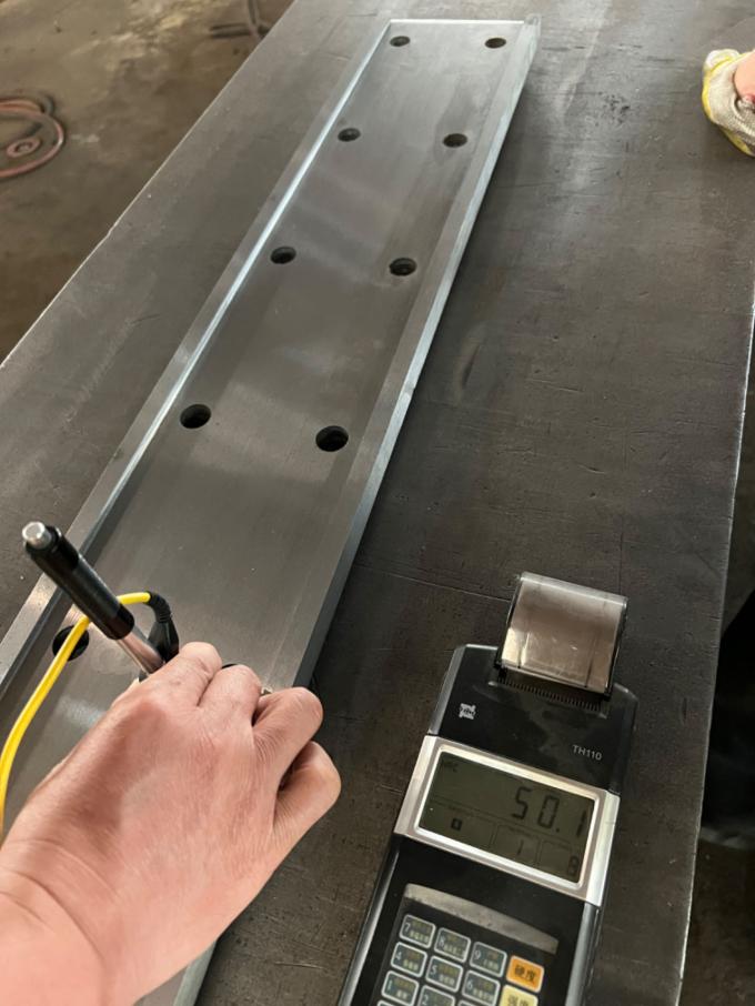 Máquina de corte hidráulica personalizada lâminas de corte de aço inoxidável lâminas de corte faca máquina de corte de metal lâmina 16